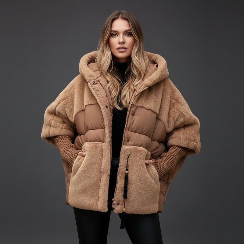 Lena | Doudoune Oversize à Capuche Ultra-Confort