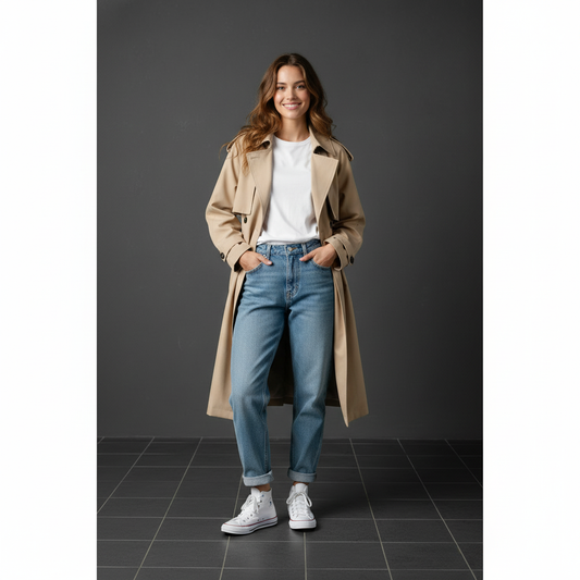 Madeleine | Trench beige classique