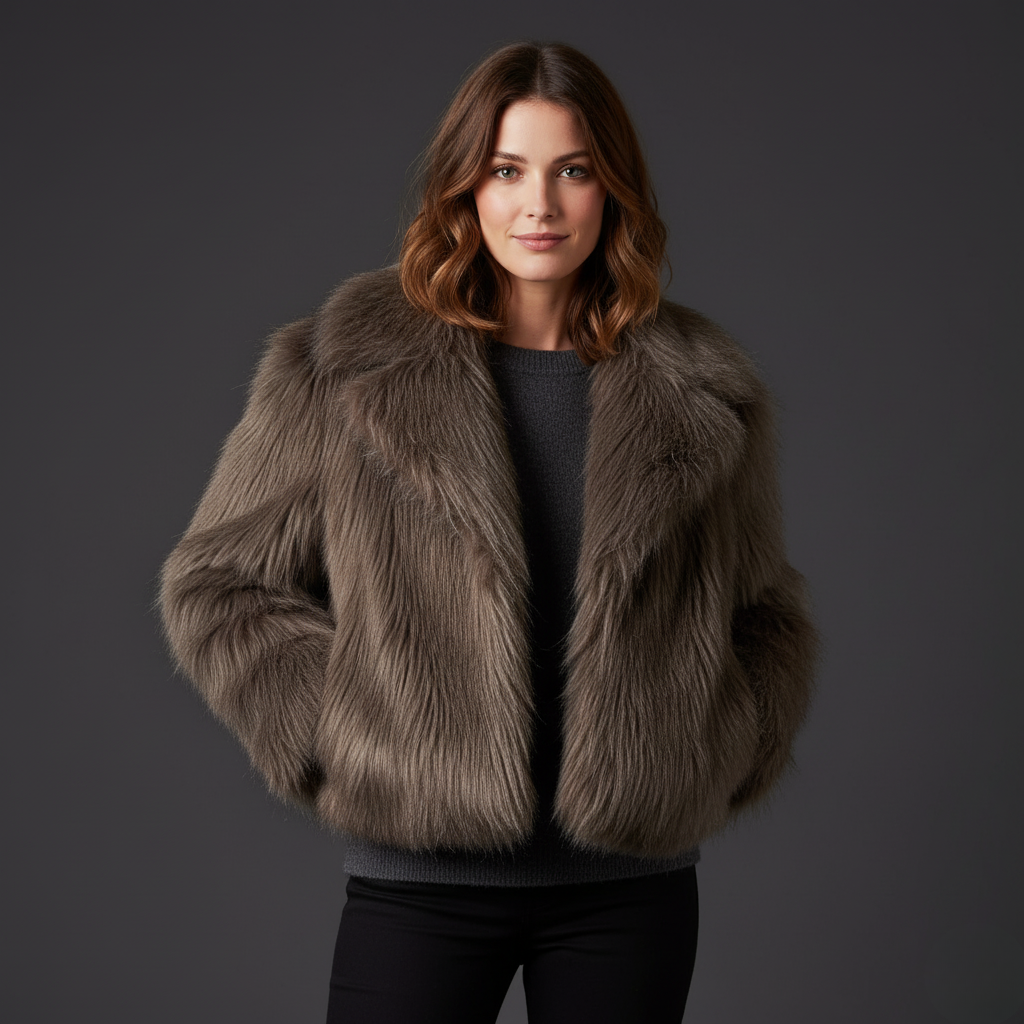 Estelle | Manteau Fourrure Douce