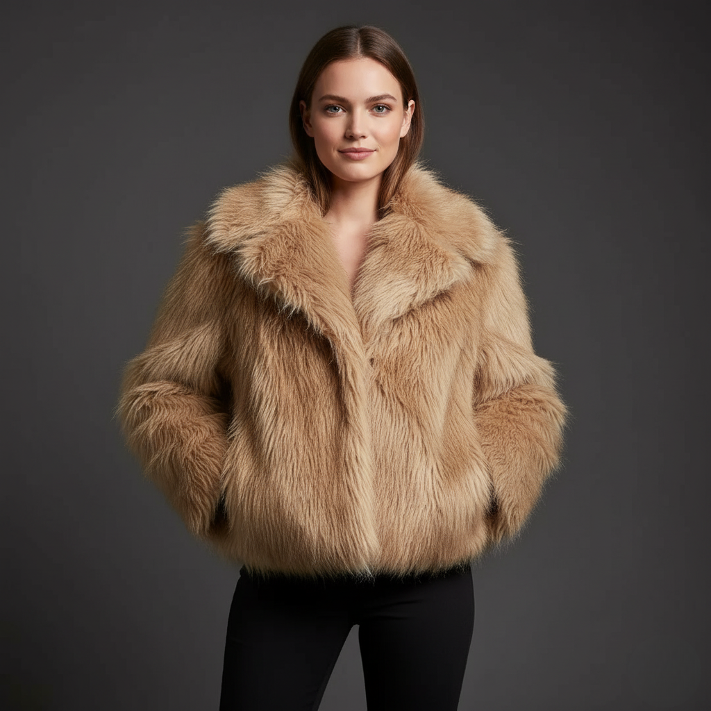 Estelle | Manteau Fourrure Douce