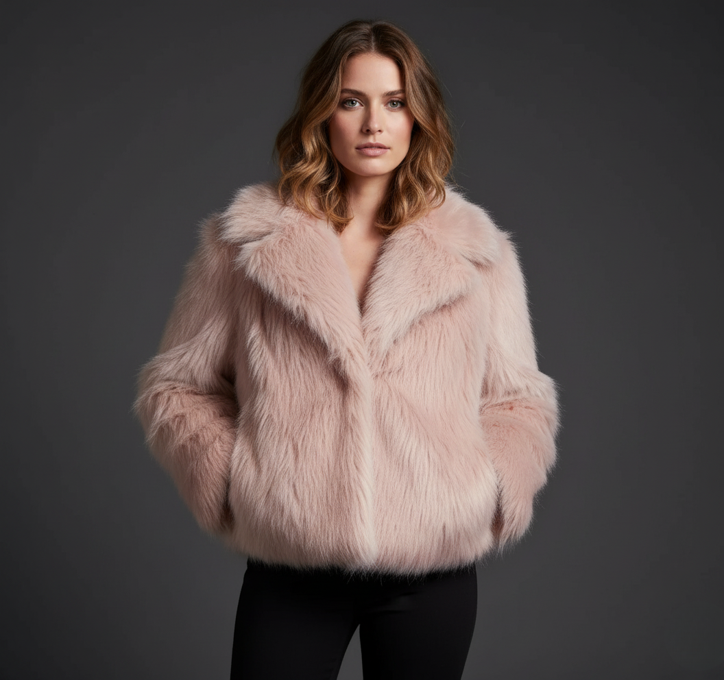 Estelle | Manteau Fourrure Douce