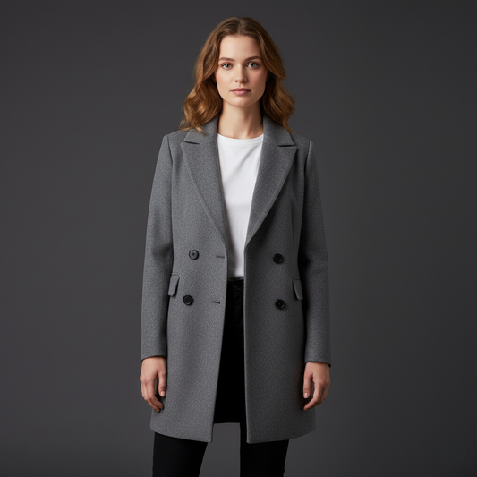 Luna | Manteau droit élégant