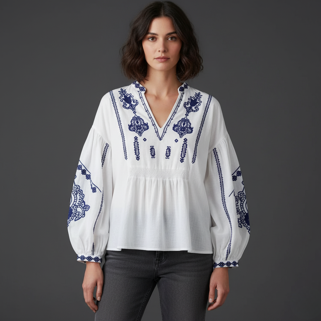 Ambre | Blouse bohème
