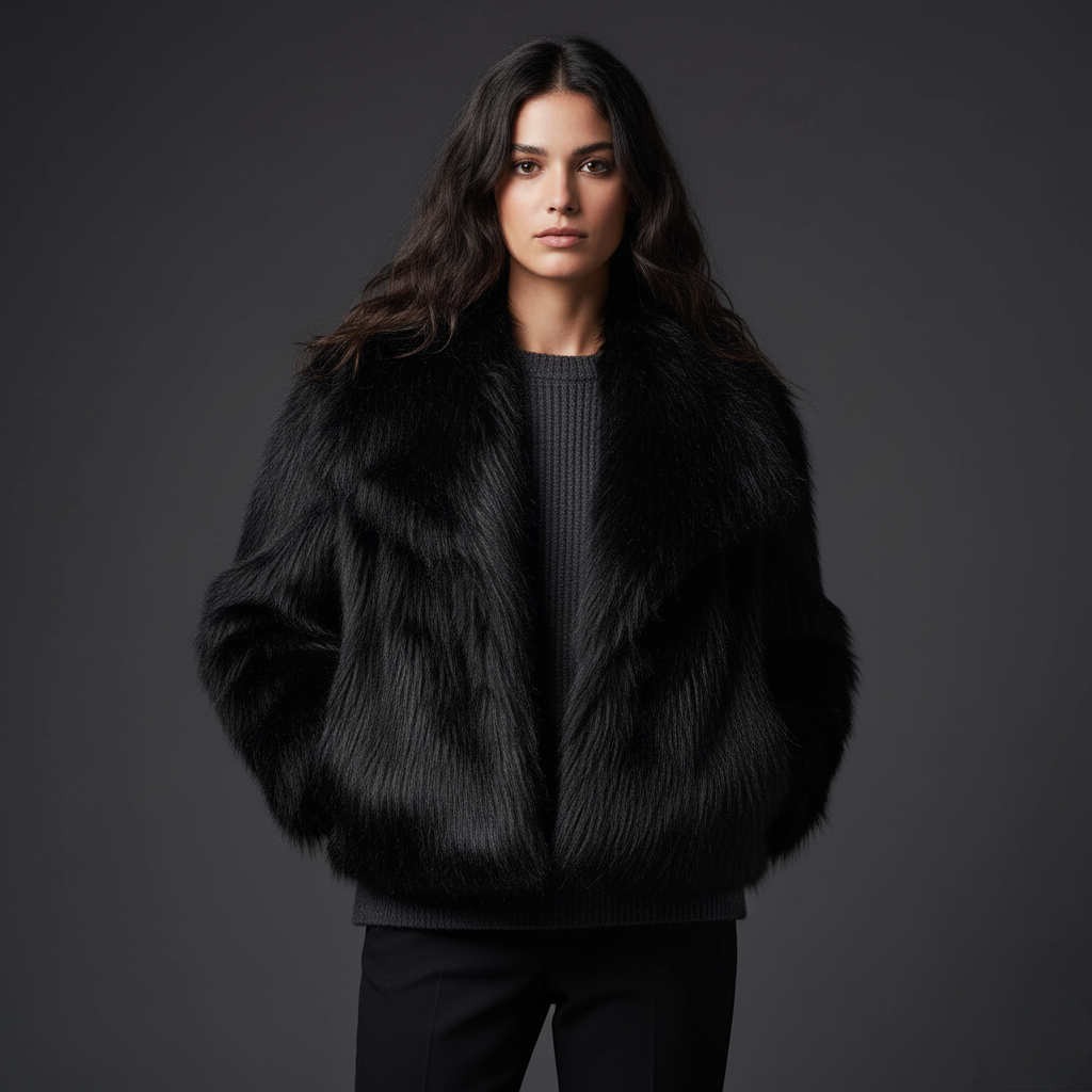 Estelle | Manteau Fourrure Douce