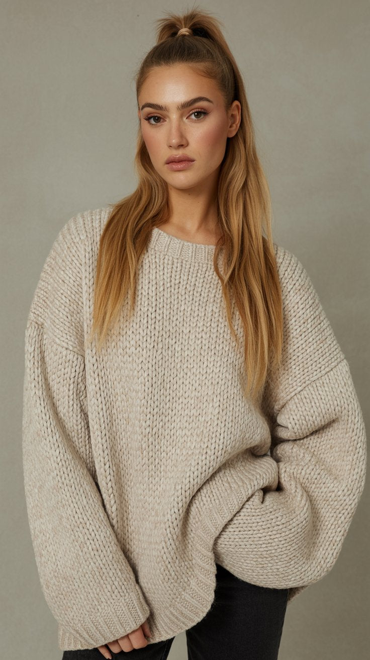 Élina | Pull oversize doux