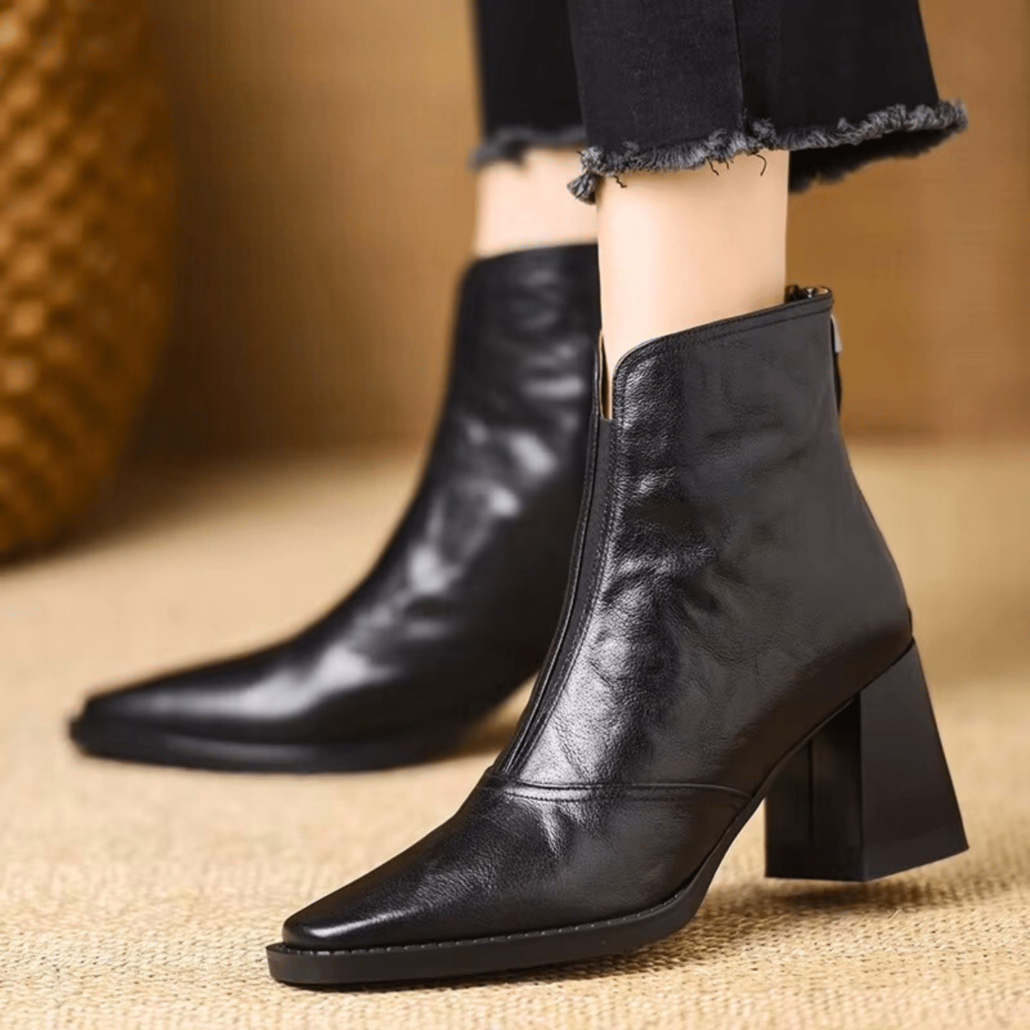 Nolane | Bottines de Luxe à Talon Moyen