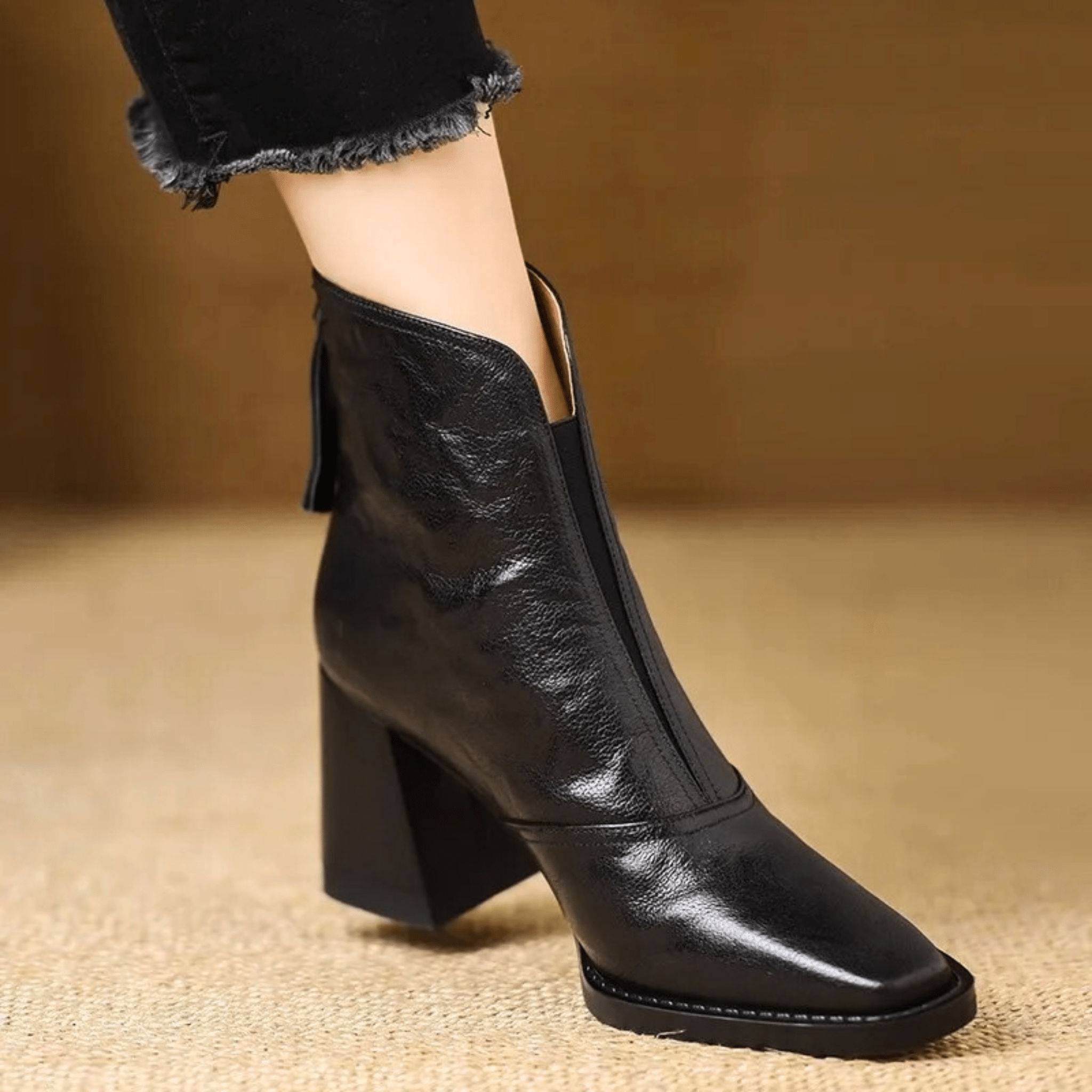 Nolane | Bottines de Luxe à Talon Moyen