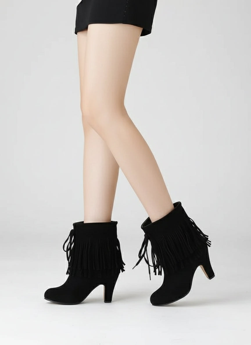 Garance | Bottines bohèmes à franges